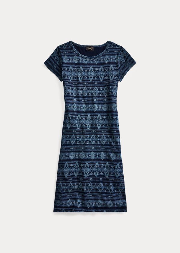 Vestido Ralph Lauren Discharge-Printed Jersey Mulher 63951-IXTA